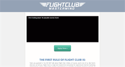 Desktop Screenshot of flightclubmastermind.com